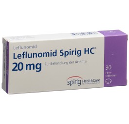 LEFLUNOMIDE Spirig HC cpr pell 20 mg 30 pce