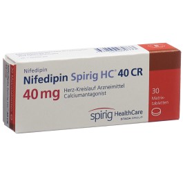 NIFEDIPIN Spirig HC CR cpr ret 40 30 pce