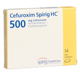 CEFUROXIME Spirig HC cpr pell 500 mg 14 pce