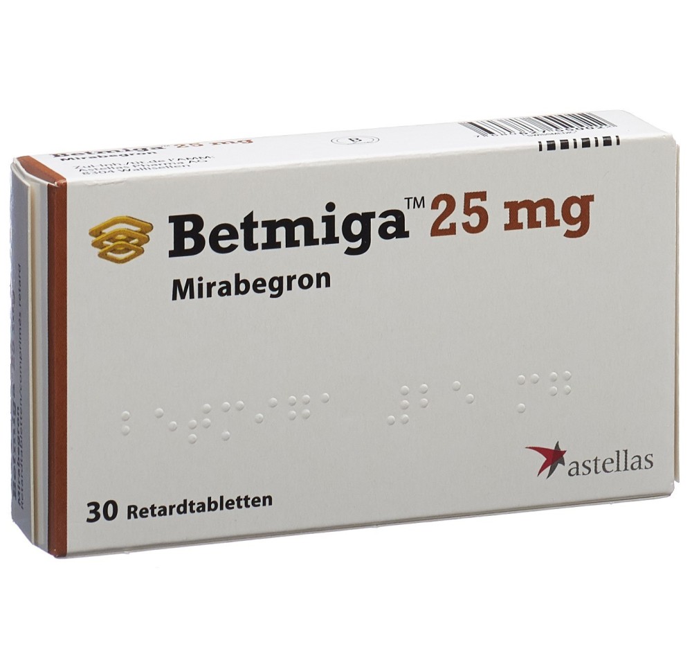 BETMIGA cpr ret 25 mg 30 pce BETMIGA cpr ret 25 mg 30 pce