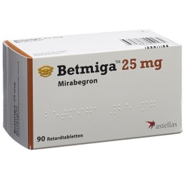 BETMIGA cpr ret 25 mg 90 pce