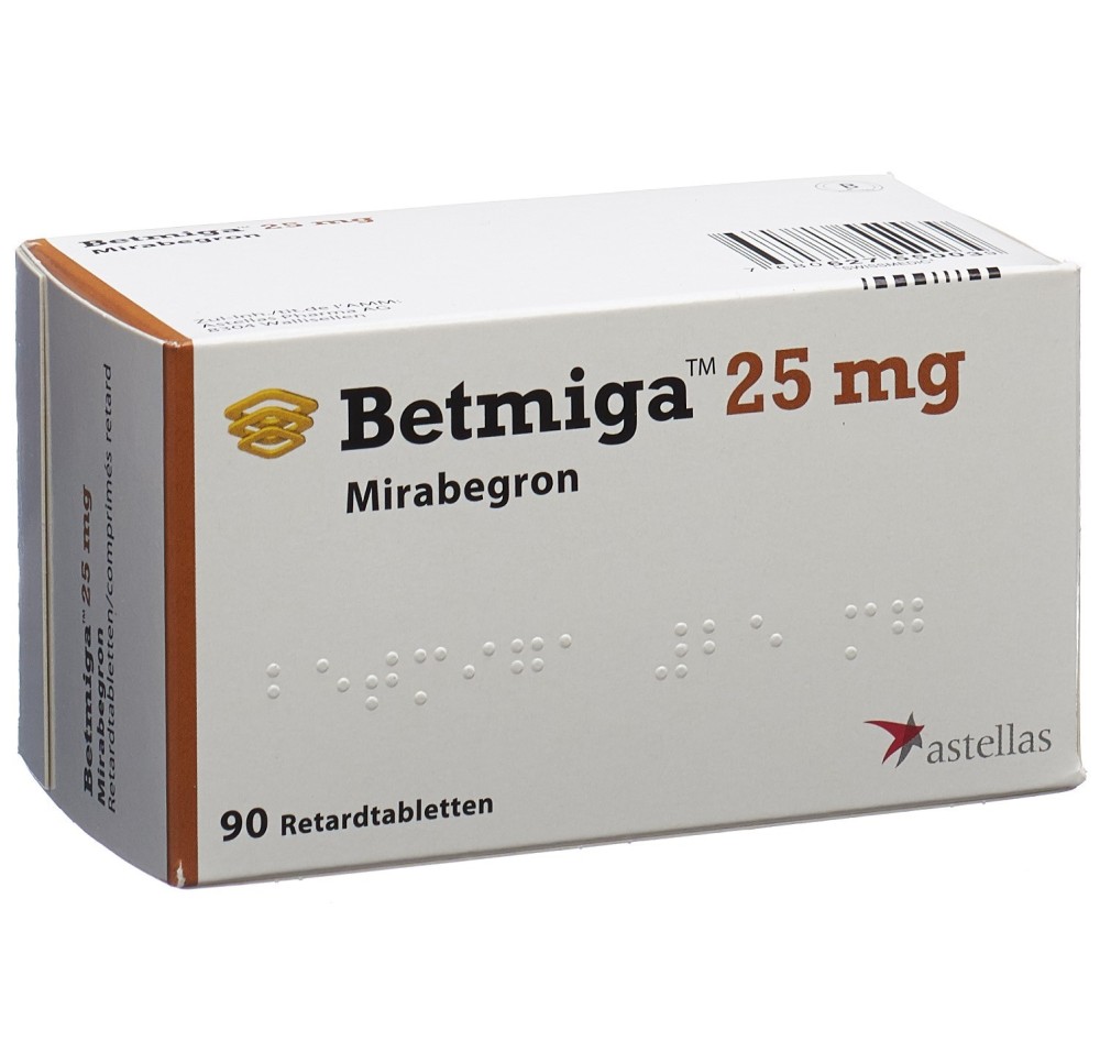 BETMIGA cpr ret 25 mg 90 pce BETMIGA cpr ret 25 mg 90 pce