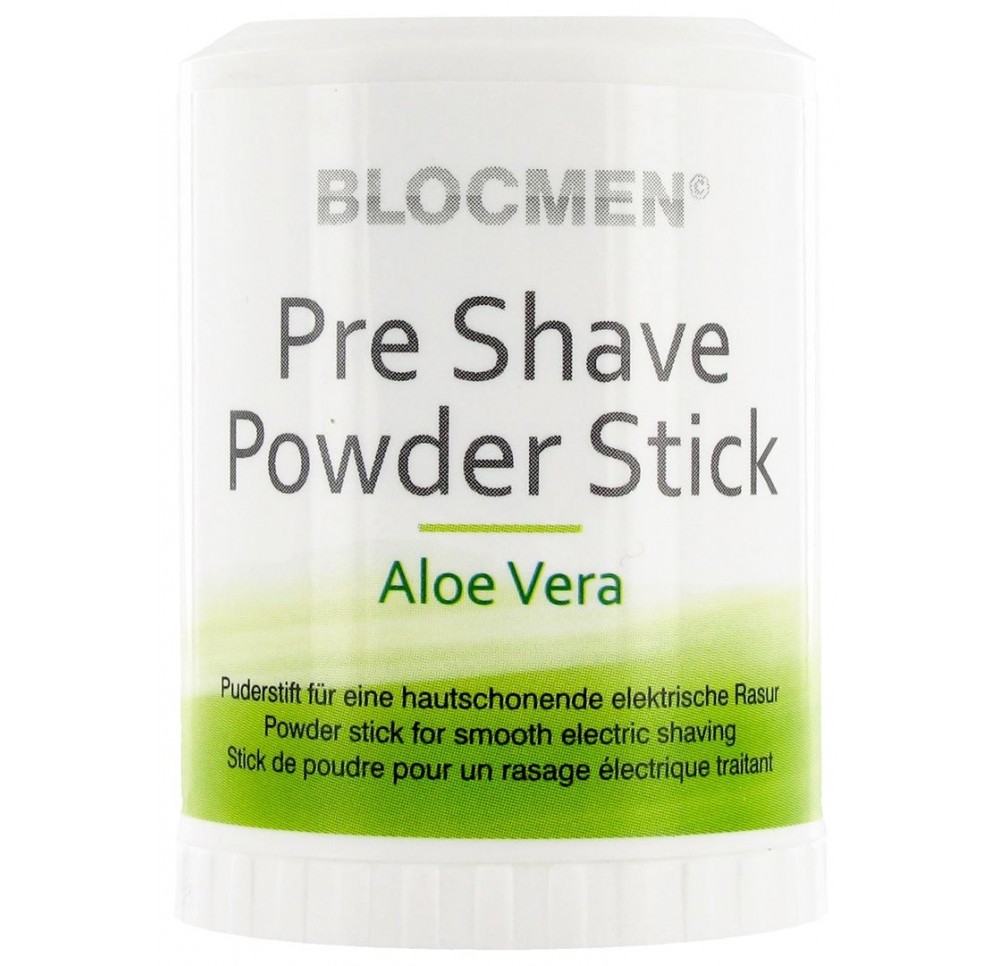 BLOCMEN pre shave stick de poudre aloe vera 60 g