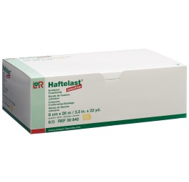 HAFTELAST s latex bande fix 8cmx20m cohé jau 6 pce