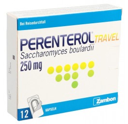 PERENTEROL travel caps 250 mg 12 pce