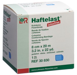 HAFTELAST s latex bande fix 8cmx20m cohé bl