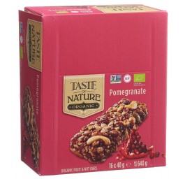 TASTE OF NATURE barre Pomegranate 16 x 40 g