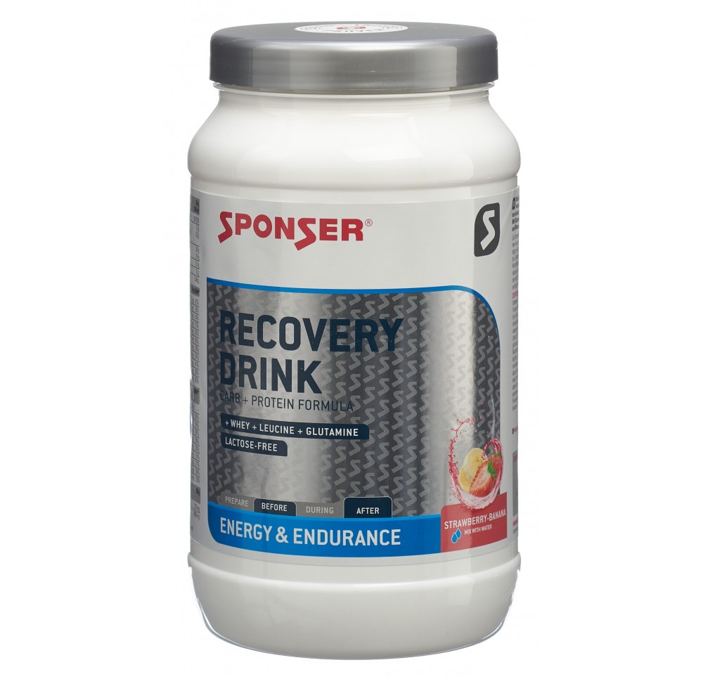 SPONSER Recovery Drink Strawb Banana bte 1.2 kg