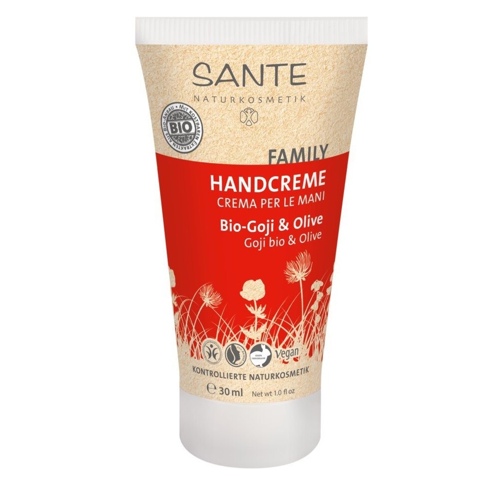 SANTE crème des mains bio-goji & olive 30 ml