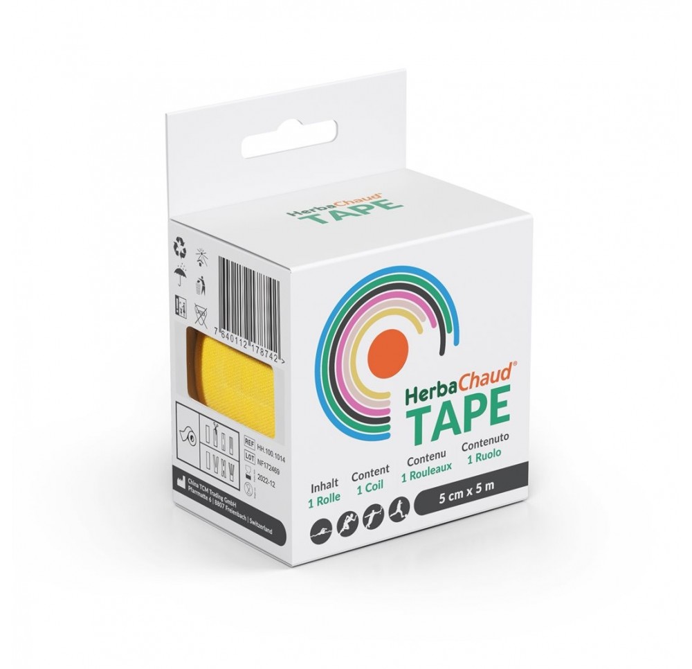 HERBACHAUD tape 5cmx5m jaune