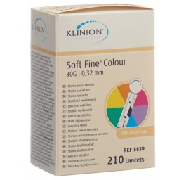 KLINION SOFT FINE lance usag uniq 30G stér 210 pce