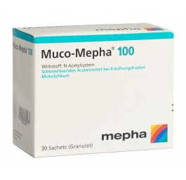 MUCO Mepha gran 100 mg sach 30 pce