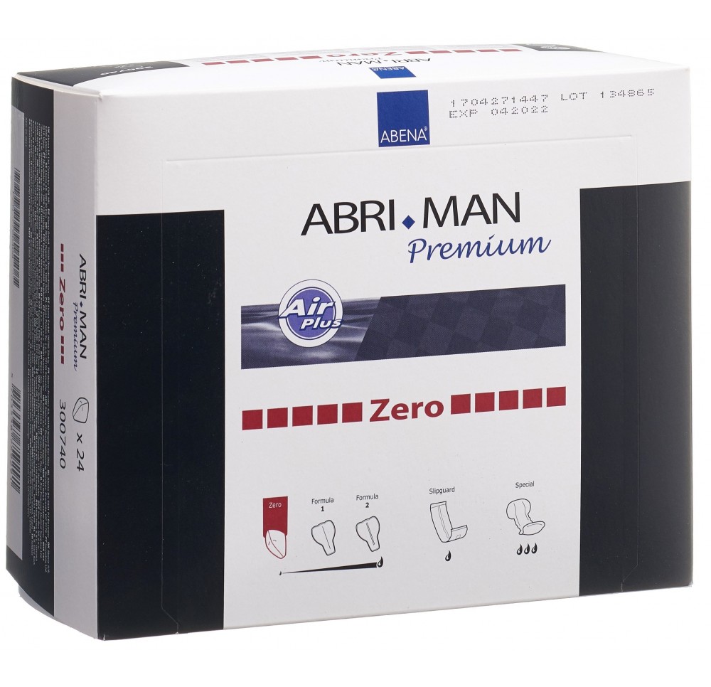 ABRI MAN ZERO permium attrappe gtt hommes 24 pce