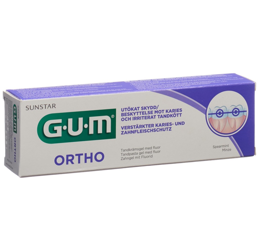GUM Ortho dentifrice 75 ml GUM Ortho dentifrice 75 ml