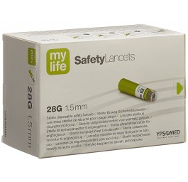 MYLIFE SafetyLancets lancette sécurité 28G 200 pce