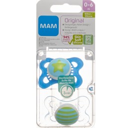 MAM Original lolette sili 0-6m Boy 2 pce