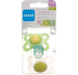 MAM Original lolette sili 0-6m Unisex 2 pce