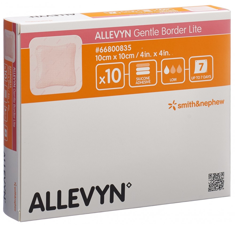 ALLEVYN GB LITE 10x10cm 10 pce