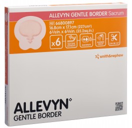 ALLEVYN GB SACRUM 16.8x17.1cm 6 pce