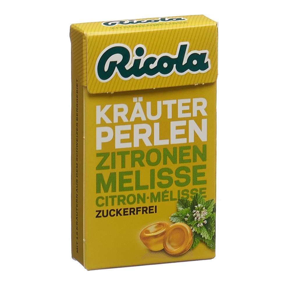 RICOLA Kräuter Perlen citro mél bonbon ss box 25 g