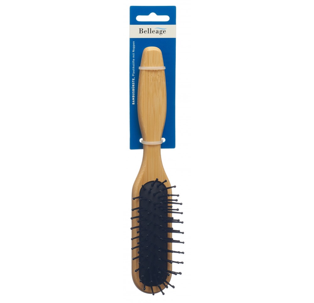 BELLEAGE brosse en bambou longue