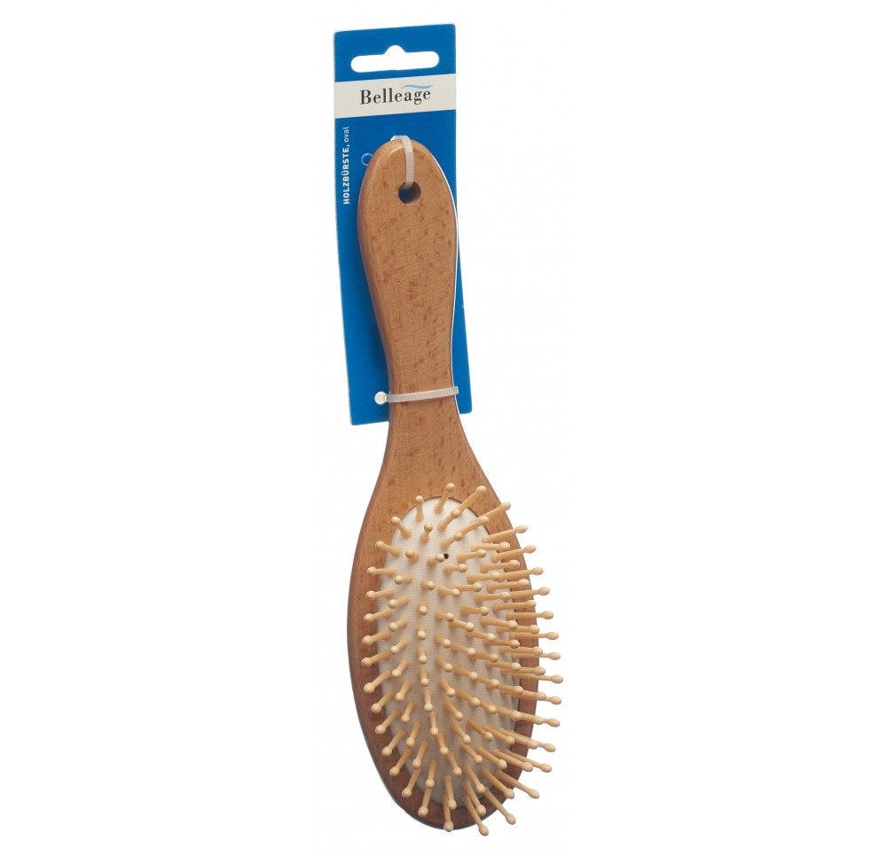 BELLEAGE brosse bois grande ovale