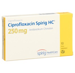 CIPROFLOXACINE Spirig HC cpr pell 250 mg 10 pce