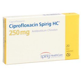 CIPROFLOXACINE Spirig HC cpr pell 250 mg 20 pce