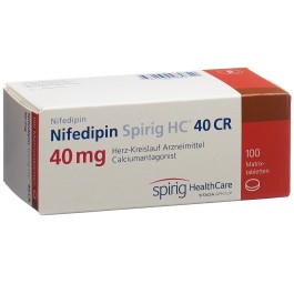 NIFEDIPIN Spirig HC CR cpr ret 40 100 pce