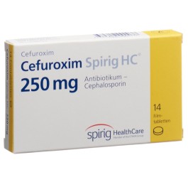 CEFUROXIME Spirig HC cpr pell 250 mg 14 pce
