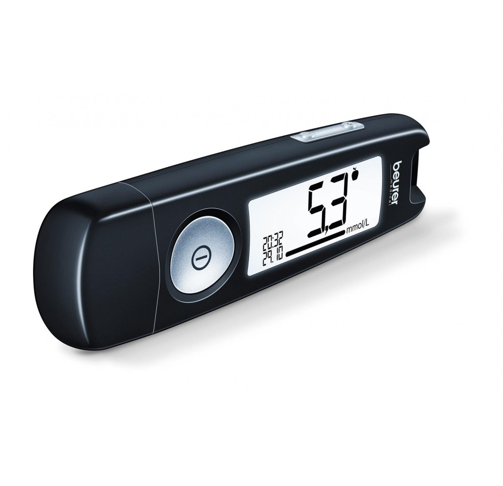 BEURER appareil glycémie 3en1 USB GL 50 mmol/L noi