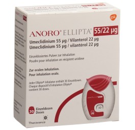 ANORO ELLIPTA pdr inh 55mcg/22mcg 30 dos