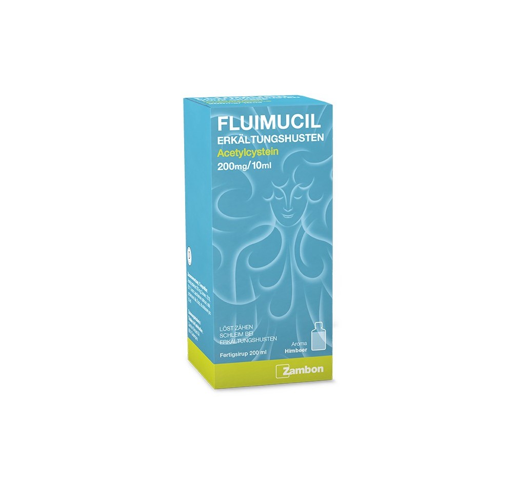 FLUIMUCIL toux grasse sirop 200 mg/10ml 200 ml