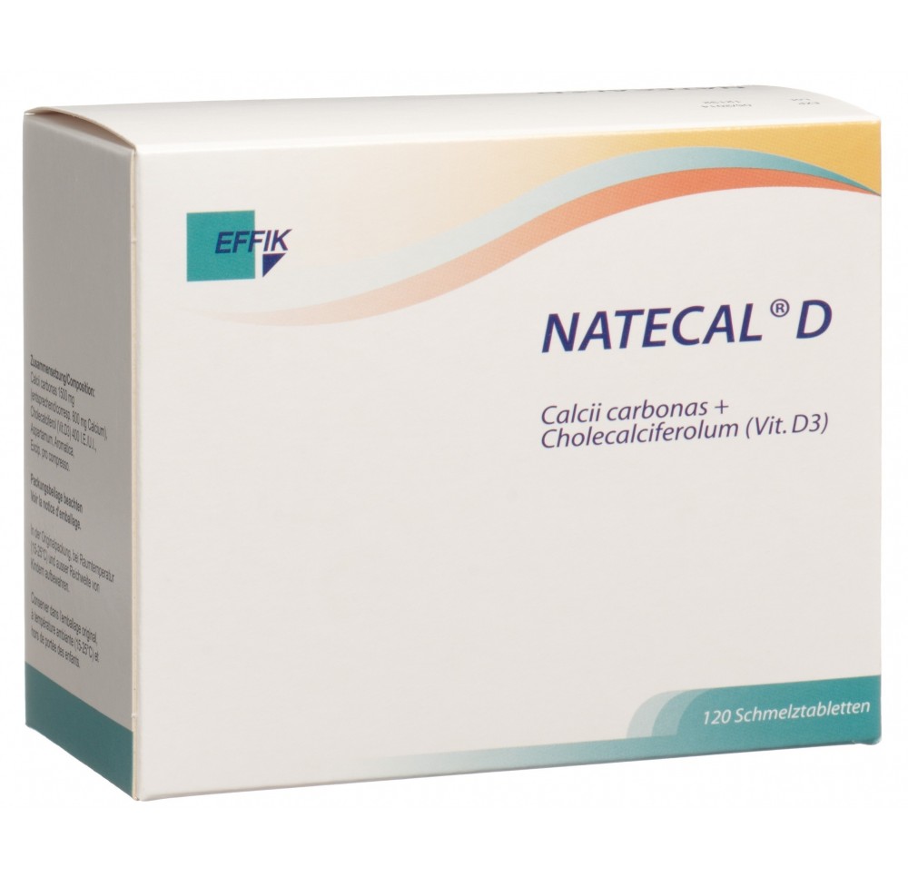 NATECAL D cpr orodisp bte 120 pce