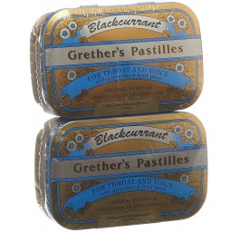 GRETHERS Blackcurrant past 2 bte 110 g