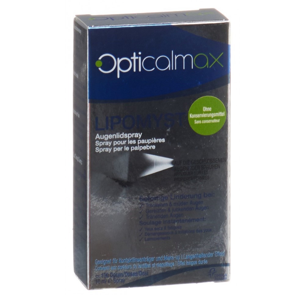 OPTICALMAX Lipomyst spray pour paupières 10 ml