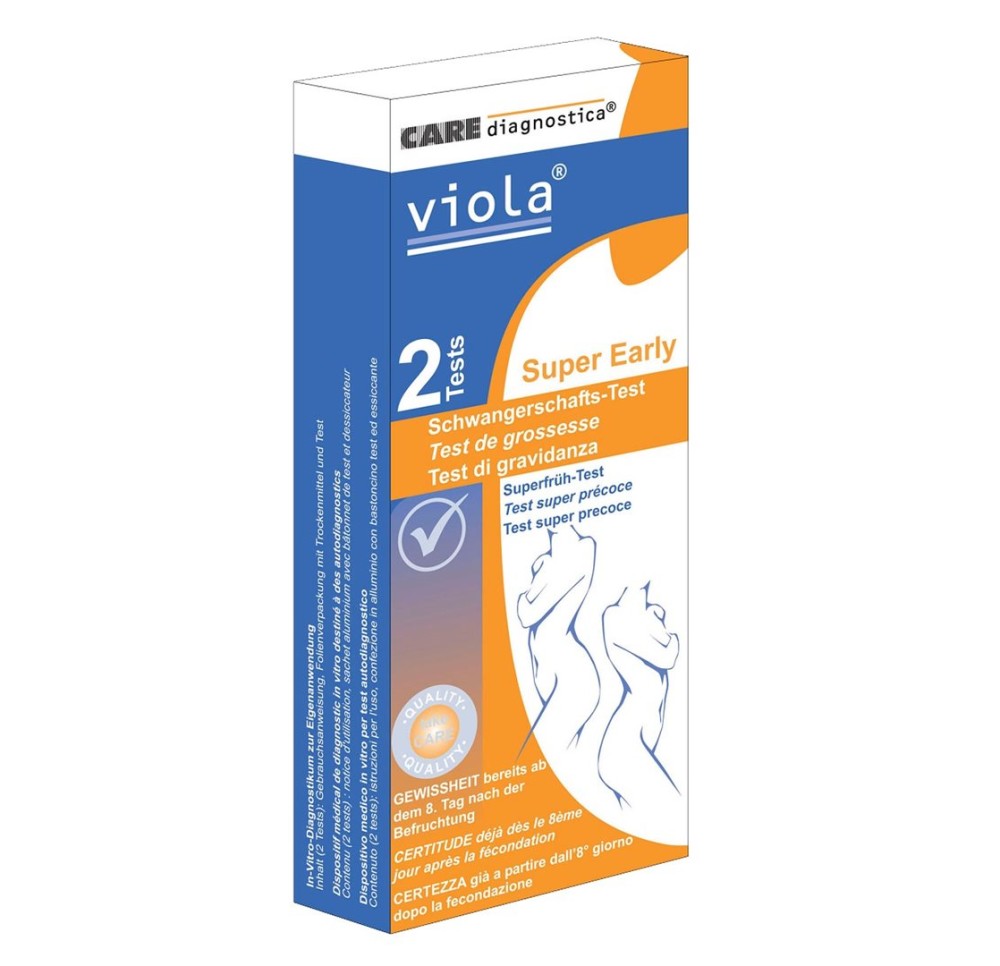 VIOLA Super Early test de grossesse 2 pce