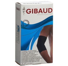 GIBAUD coudière maintien anatom Gr2 25-29cm noir