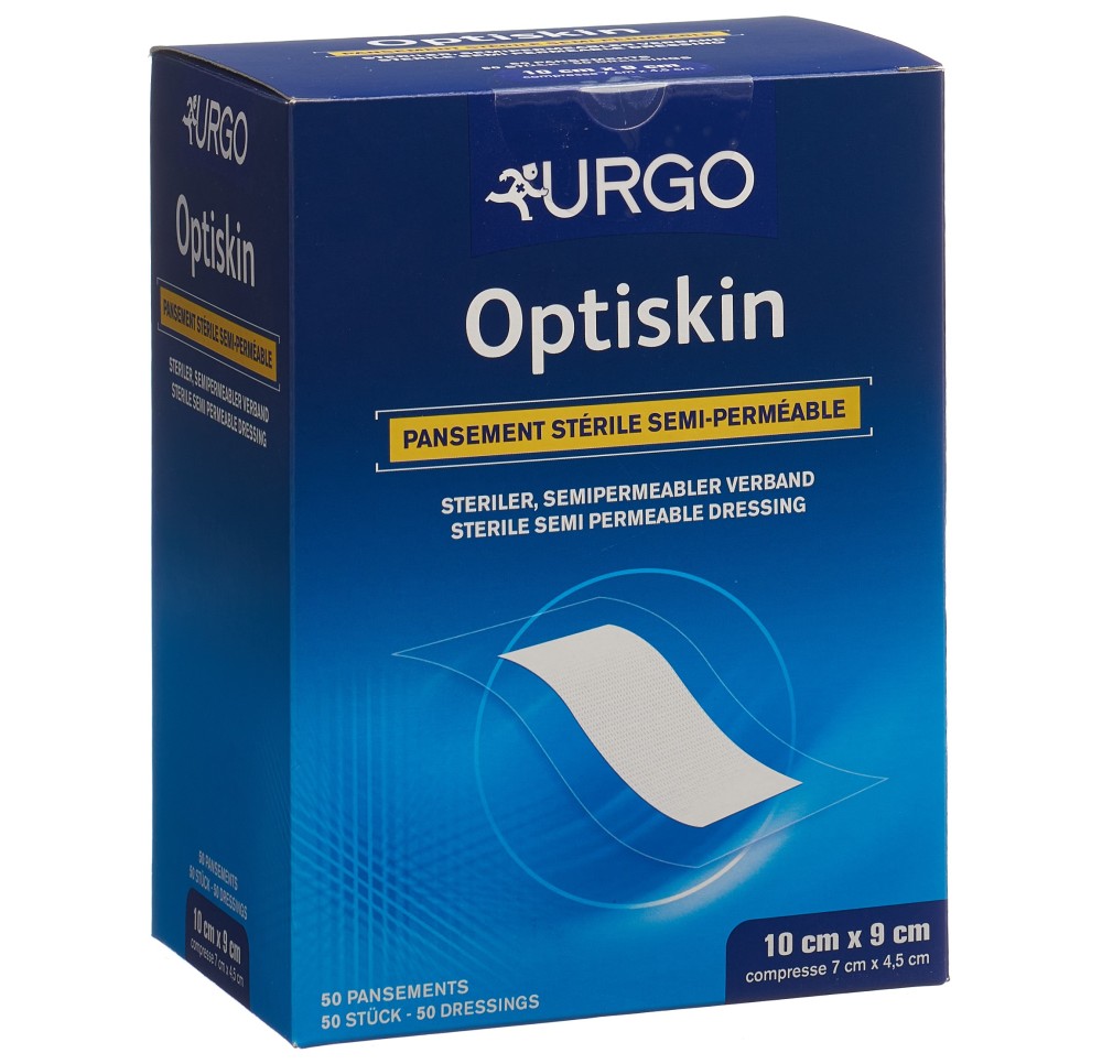 URGO Optiskin pans tran st 100x90mm sem-per 50 pce