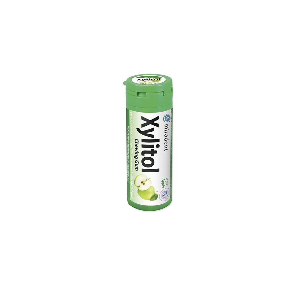 MIRADENT Xylitol Chewing Gum Kids pomme 30 pce MIRADENT Xylitol Chewing Gum Kids pomme 30 pce
