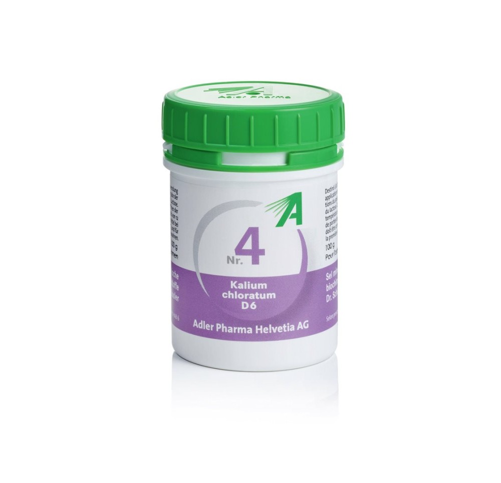 ADLER SCHÜSSLER no4 kal chlor cpr 6 D 100 g