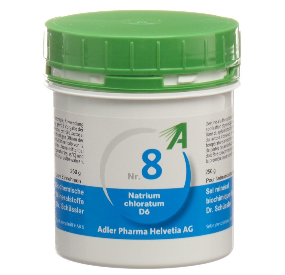 ADLER SCHÜSSLER no8 nat chlor cpr 6 D 250 g