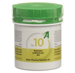 ADLER SCHÜSSLER no10 natr sulf cpr 6 D 250 g