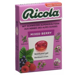 RICOLA mixed berry bonbons sans sucre box 50 g