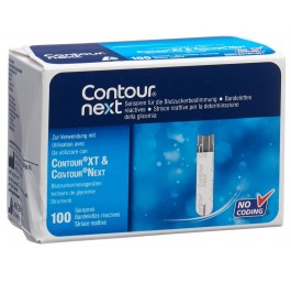 CONTOUR NEXT bandelettes réactives 100 pce