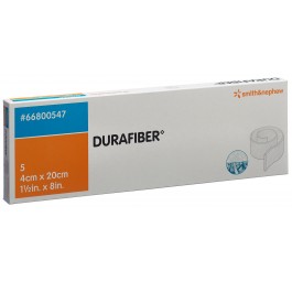 DURAFIBER pansement absorbant 4x20cm stér 5 pce