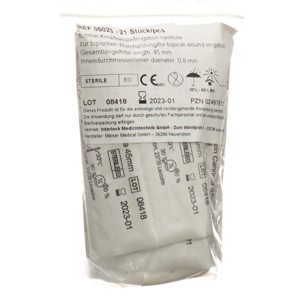 KEY SURGICAL aig bout jet 0.8x45mm pl st 21 pce
