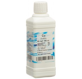 OLIGOPHARM cuivre sol 60 mg/l 250 ml