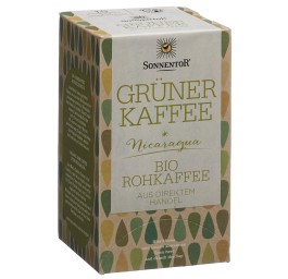 SONNENTOR Grüner Kaffee BIO sach 18 pce