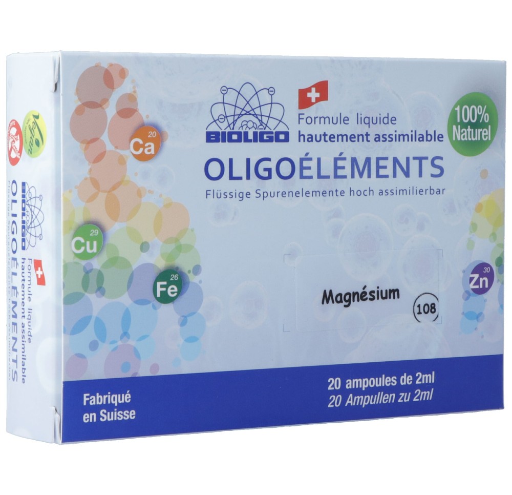 BIOLIGO Magnésium 20 amp 2 ml BIOLIGO Magnésium 20 amp 2 ml